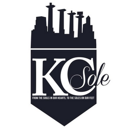 KC SOLE FROM THE SOULS IN OUR HEARTS, TO THE SOLES ON OUR FEET logo
