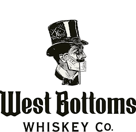 KC WEST BOTTOMS WHISKEY CO. logo