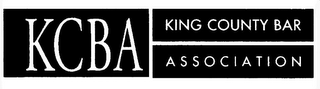 KCBA KING COUNTY BAR ASSOCIATION logo