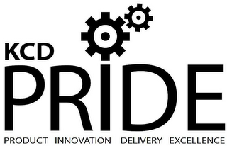 KCD PRIDE PRODUCT INNOVATION DELIVERY EXCELLENCE logo