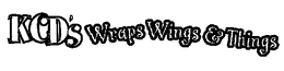 KCD'S WRAPS WINGS & THINGS logo