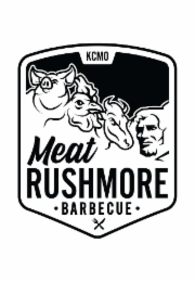KCMO MEAT RUSHMORE  BARBECUE logo