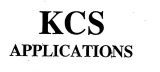 KCS APPLICATIONS logo