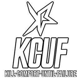 KCUF KILL-COMFORT-UNTIL-FAILURE logo