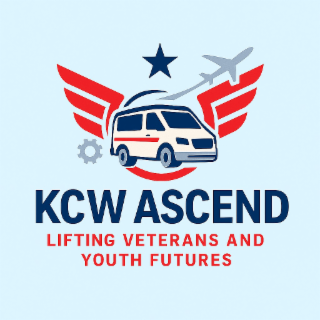KCW ASCEND LIFTING VETERANS AND YOUTH FUTURES logo