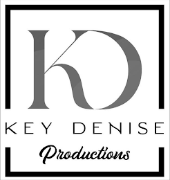 KD KEY DENISE PRODUCTIONS logo