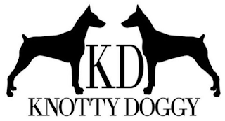 KD KNOTTY DOGGY logo