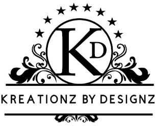 KD KREATIONZ BY DESIGNZ logo
