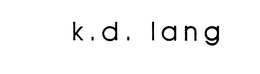 K.D. LANG logo