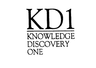 KD1 KNOWLEDGE DISCOVERY ONE logo