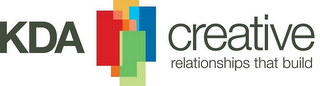 KDA CREATIVE RELATIONSHIPS THAT BUILD logo