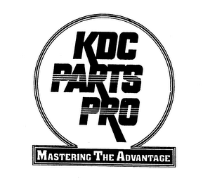 KDC PARTS PRO MASTERING THE ADVANTAGE logo