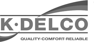 K·DELCO QUALITY·COMFORT·RELIABLE logo