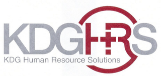 KDGHRS KDG HUMAN RESOURCE SOLUTIONS logo
