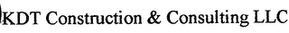 KDT CONSTRUCTION & CONSULTING LLC logo