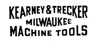 KEARNEY & TRECKER MILWAUKEE MACHINE TOOLS logo