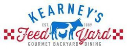 KEARNEY'S FEED YARD GOURMET BACKYARD DINING EST. 1889 logo