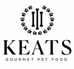 KEATS GOURMET PET FOOD logo