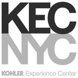 KEC NYC KOHLER. EXPERIENCE CENTER logo