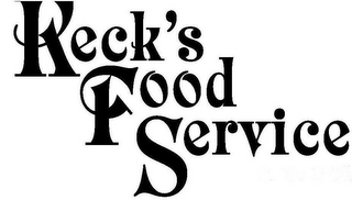 KECK'S FOOD SERVICE logo