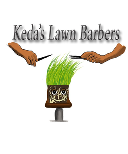 KEDA'S LAWN BARBERS logo