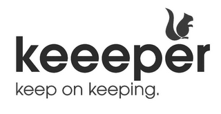 KEEEPER KEEP ON KEEPING. logo