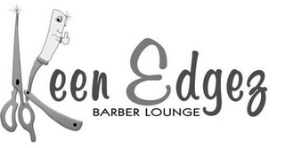 KEEN EDGEZ BARBER LOUNGE logo