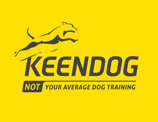 KEENDOG NOT YOUR AVERAGE DOG TRAINING logo