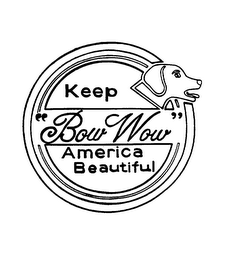 KEEP "BOW WOW" AMERICA BEAUTIFUL logo
