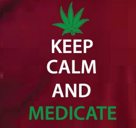 KEEP CALM AND MEDICATE logo