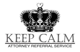 KEEP CALM ATTORNEY REFERRAL SERVICE logo
