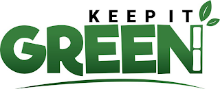 KEEP IT GREEN logo
