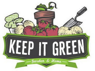 KEEP IT GREEN GARDEN & HOME logo
