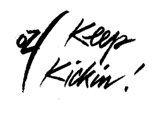 KEEP KICKIN! logo
