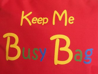KEEP ME BUSY BAG logo