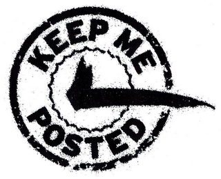 KEEP ME POSTED logo