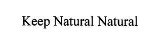 KEEP NATURAL NATURAL logo