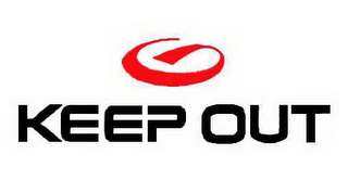 KEEP OUT logo