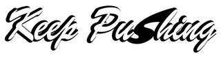 KEEP PUSHING logo