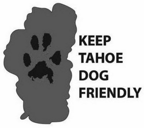 KEEP TAHOE DOG FRIENDLY logo