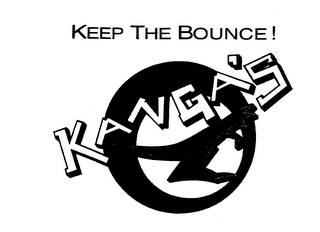 KEEP THE BOUNCE! KANGAS logo