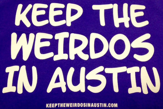 KEEP THE WEIRDOS IN AUSTIN logo