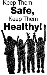 KEEP THEM SAFE, KEEP THEM HEALTHY! logo