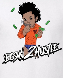 KEEP UP BORN 2 HUSTLE logo