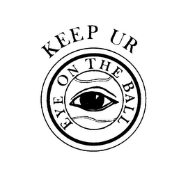 KEEP UR EYE ON THE BALL logo
