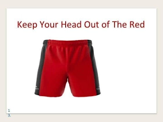 KEEP YOUR HEAD OUT OF THE RED logo