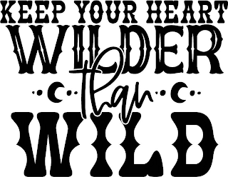 KEEP YOUR HEART WILDER THAN WILD logo