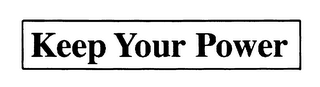 KEEP YOUR POWER logo