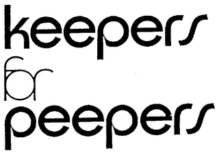KEEPERS FOR PEEPERS logo