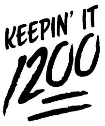 KEEPIN' IT 1200 logo